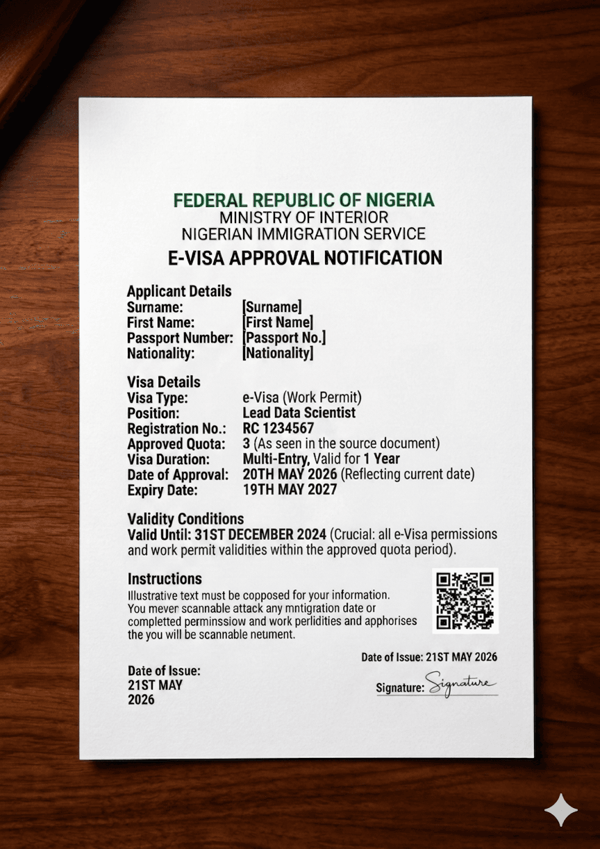 e-Visa applications for Nigeria